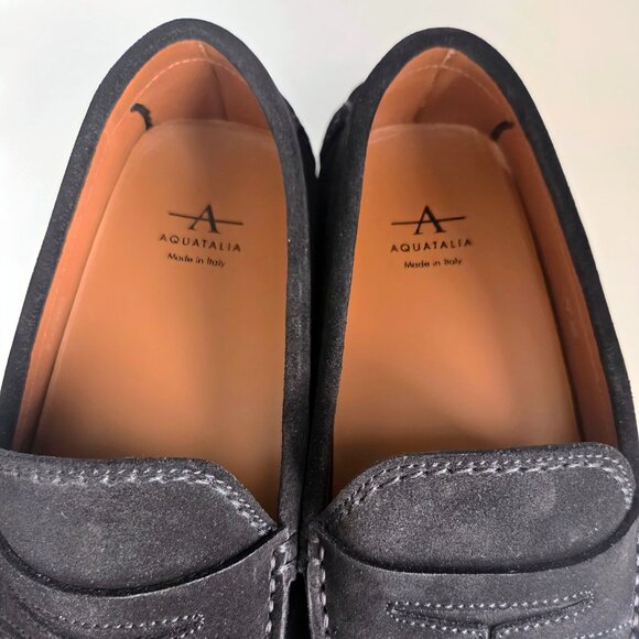 Aquatalia – Brandon Loafers – Men’s Dress Shoes – BLACK main image 8